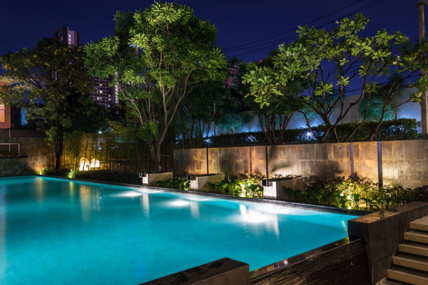 Pool Lights Enhance Your Nighttime Swim